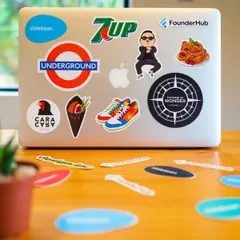 Founder working on a pitch deck at a laptop